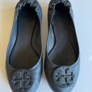 Blue Tory Burch Flats